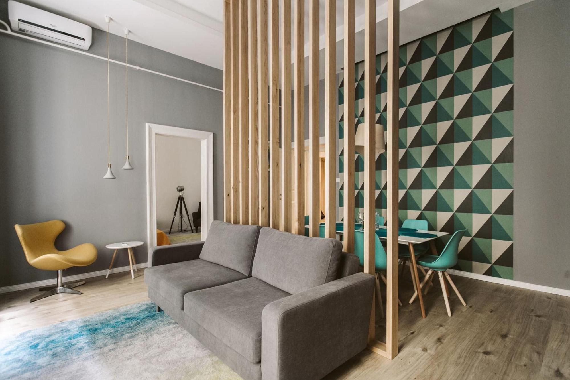 Turquoise Harmony In The Heart Of The Appartamento